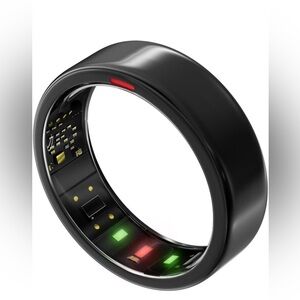 Smart Fitness Black Ring - Black Size 8